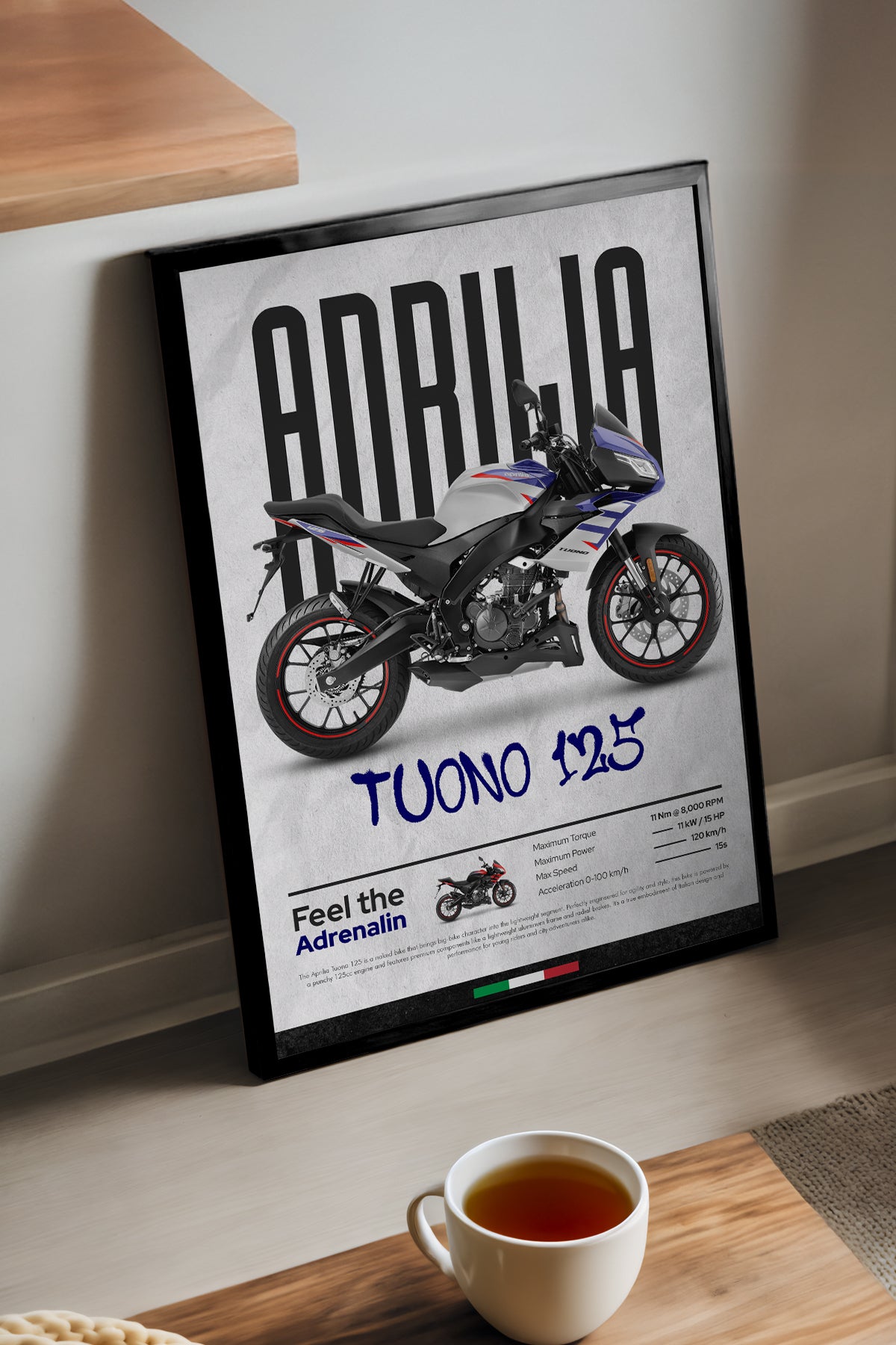 Aprilia Tuono 125 Beyaz