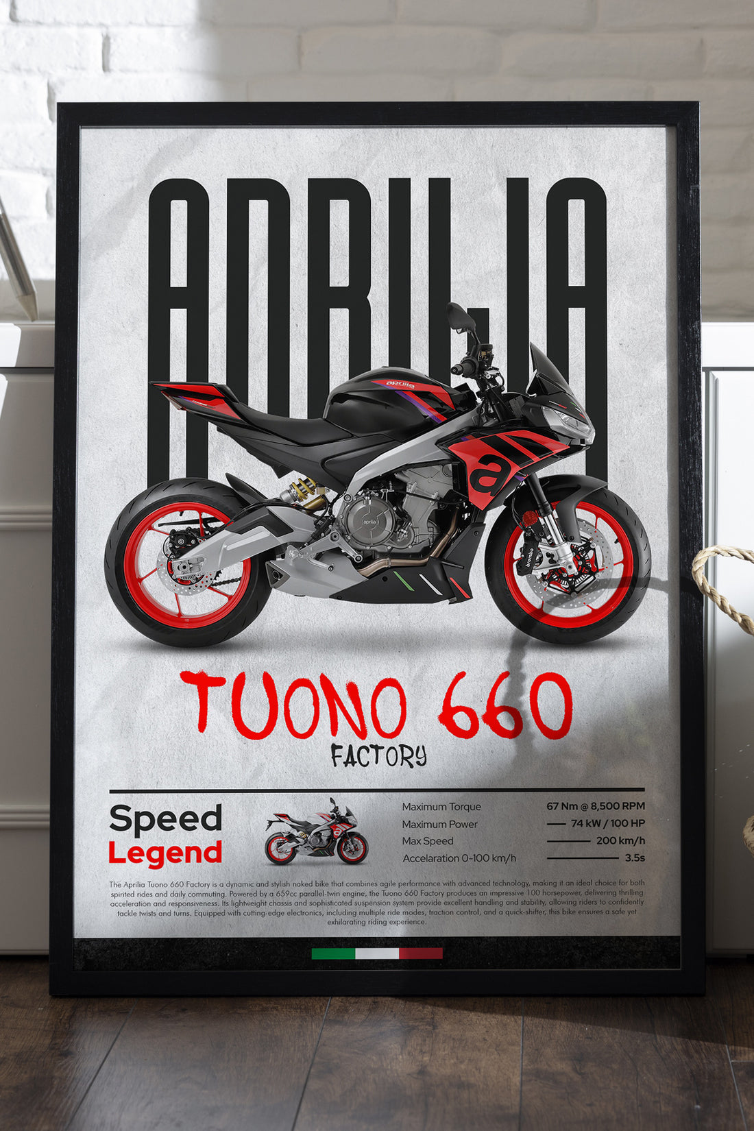 Aprilia Tuono 660 Factory - tablo