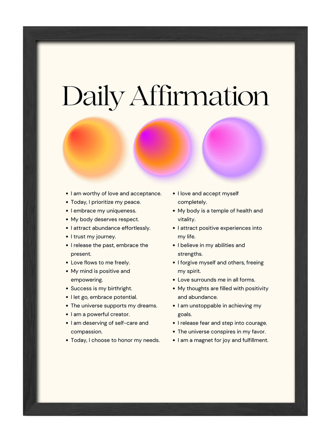 Daily Affirmation