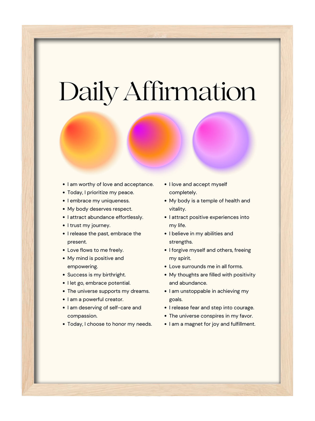 Daily Affirmation