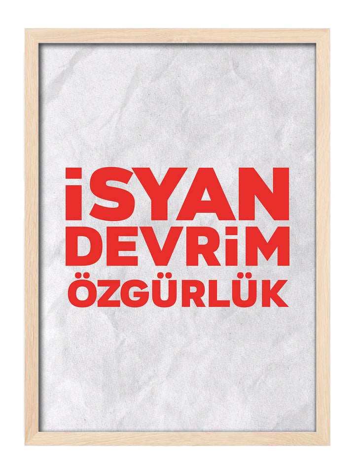 İsyan Devrim Özgürlük